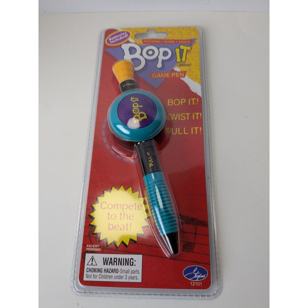 New Vintage 2001 Bop It Ballpoint Game Pen Sealed